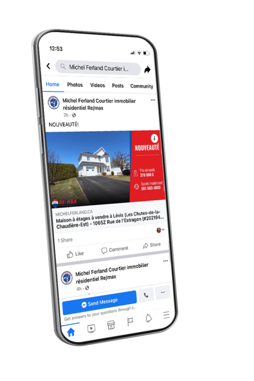 nouveauté sur le marché facebook maison